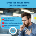 thumbnail image 3 of Ohm Guaifenesin 1200mg, Chest Congestion and Mucus Relief (28 Caplets) Extended-Release Maximum Strength Tablets, 12-Hour Expectorant Helps Thin Mucus, 3 of 7