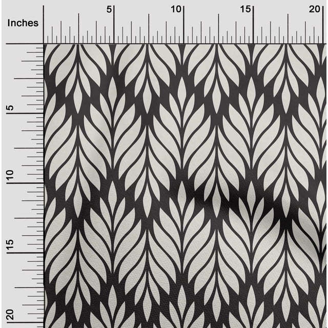oneOone Silk Tabby Dark Gray Fabric Tiles Moroccan Sewing Material Print Fabric By The Yard 42 Inch Wide