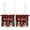 Snowmanmai7926, variant on Kitchen Curtains Tiers and Valances Set, Christmas Snowman Snowflake Tree Scarf Winter Gray Rod Pocket Valance Short Window Decor Curtains for Kitchen Cafe Bathroom, 27.5"x24", 3 Pieces Set