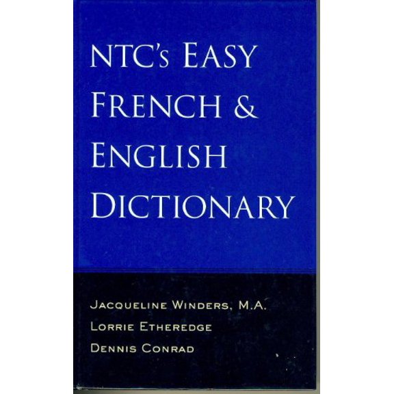 Pre-Owned NTC's Easy French &amp; English Dictionary (English and French Edition), 9780658003318, 0658003313, Hardcover,