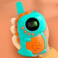 thumbnail image 5 of Cartoon Dinosaur Walkie Talkies for Kids Walkie Talkies Long Range for Boy & Girl Age 3 to 12 Year Old Birthday Toys - 2 Pack, 5 of 6