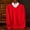 Red, variant on Elvqul Mens Pullover Sweater Shirt Light Blue V Neck Sweater for Men
