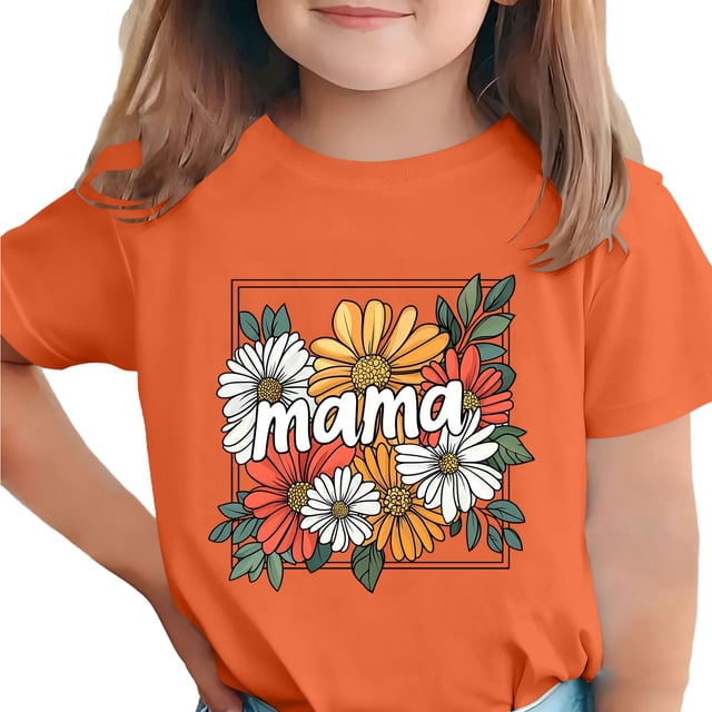 T-Shirt pour Enfants, Imprimé de la Fête de l'Indépendance à Manches Courtes et Col Rond, Haut Décontracté et Polyvalent pour Garçons et Filles de 3 à 15 Ans