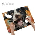 thumbnail image 2 of 1000 Piece Vibrant Border Collie Dog Jigsaw Puzzle For Adults Artistic Animal Art, Challenging Relaxation, Stress Relief Brain Exercise, Home Decor Gift Idea, 2 of 7