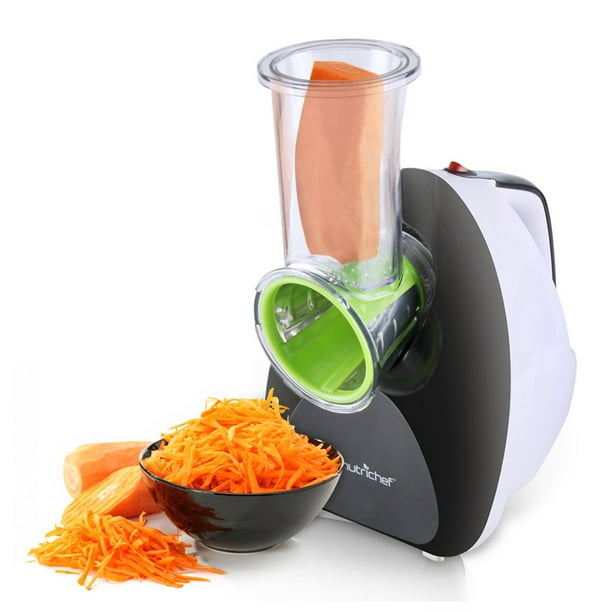 NutriChef Upgraded Countertop Vegetable Slicer Electronic Shredder
