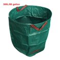 thumbnail image 1 of Leaf Storage Bag Waterproof Garden Trash Can Plastic Yard Waste Collection Bin  100L/27 Gallons, 1 of 9