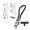 Black, variant on Summer Clearance! 240W USB C to USB C Fast Charging Cable 5A Wearable Bracelet Design 30cm/11.8in Portable Wrist Strap Lanyard Charger Cord for Phone Laptop Tablet Keychain Backpack
