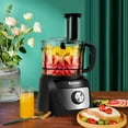 Costway 8 Cup Food Processor with Good Attachments, 500W Variable Speed
