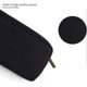 thumbnail image 3 of Pencil Pen Case, Big Capacity Pencil Pouch Canvas Makeup ITBag for Girls and Boys Durable Office Stationery Organizer - Black, 3 of 5
