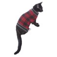 thumbnail image 2 of DOG SWEATER - BUFFALO CHECK, 2 of 4