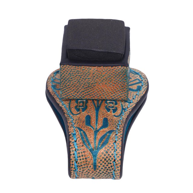Porte-Craie de Billard, Porte-Craie de Queue de Piscine Portable Antidérapant en Cuir Gravé pour Rangement Rouge, Bleu, Vert
