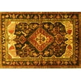 thumbnail image 1 of Ahgly Company Machine Washable Indoor Rectangle Persian Yellow Traditional Area Rugs, 7' x 10', 1 of 4