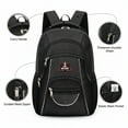thumbnail image 3 of Extra Large Travel Backpack with Laptop Pocket,35L Lightweight Travel Work College School Bag for Men and Women,Black,06512, 3 of 9