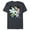 Navy Heather, variant on Marvel Avengers Family Vacation 2023 Iron Man Black Panther - Short Sleeve Blended T-Shirt for Adults - Customized-Dark Heather