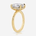 thumbnail image 2 of SOLITAIRE JEWELS 4.00CT Radiant Moissanite Solitaire Hidden Halo Engagement Ring 18K Gold, 2 of 6