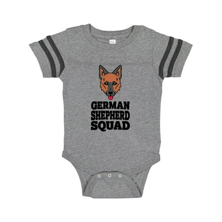 

Inktastic Dog German Shepherd Squad Gift Baby Boy or Baby Girl Bodysuit