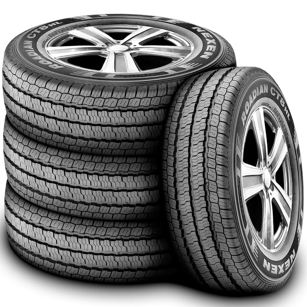 Set of 4 (FOUR) Nexen Roadian CT8 HL 225/75R16 121/120R E 10 Ply Commercial Tire Tires