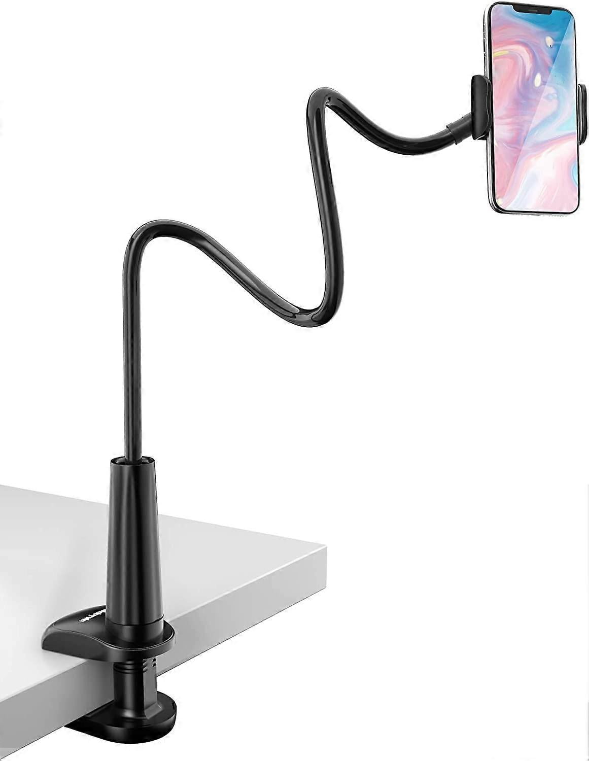 Phone Stand with Gooseneck, Adjustable 360 Rotation Foldable Phone Holder for iPhone Series/Samsung/Huawei/Google70cm