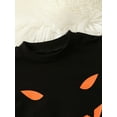 thumbnail image 4 of ZAXARRA Bébé Garçon Noir Forme de Chauve-Souris Col Rond Manches Longues Body Néonatal Combinaisons pour l'Hiver, 4 of 8