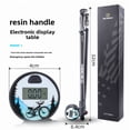 thumbnail image 1 of BLOOKE Upgraded JTF450 High-Pressure Bike Pump with 300PSI Electronic Gauge – Shock-Absorbing Design for Front Fork, Rear Shock, and Tires – Durable, Versatile Inflation Tool for Cycling, Car, and, 1 of 6