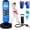 NEW Ninja Blue, variant on Punching Bag with Boxing Gloves,66 Inch Larger 4-in-1 Inflatable Boxing Bag Set,Gifts for Boys & Girls 5-12 for Taekwondo,MMA and Practicing Karate