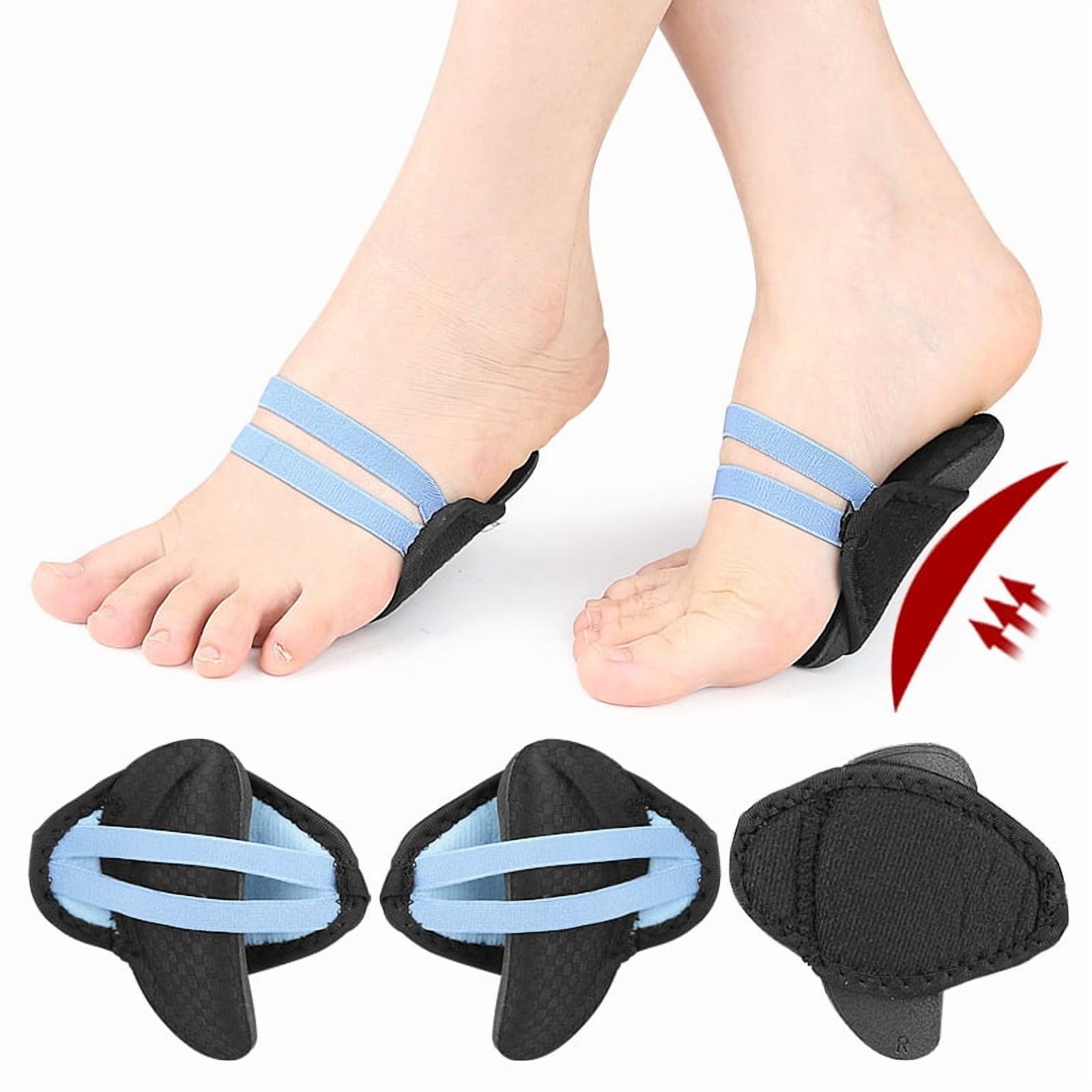 EVA Half Insole with Elastic Strap Arch Support Foot Pad, 1 Pair