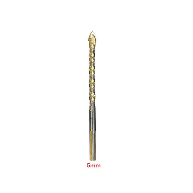 Chendee 1Pc Alloy Triangle Drill Bit For Porcelain Tile Concrete Brick Glass Hole Punch,5Mm