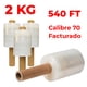 thumbnail image 4 of Playo Pack 4 Rollos con Mango 5in Grupo IPAG Polistretch Material de Empaque y Embalaje Calibre 70 540 ft 2Kg, 4 of 6