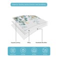 thumbnail image 4 of Twin XL Quilt Bedding Set, Teal Tulip Eucalyptus Reversible Summer Quilt 3 Pieces, Spring Summer Botanical Floral Chic Lightweight Bedspreads Coverlets with 2 Pillow Shams for All Seasons, 4 of 5