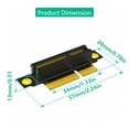 thumbnail image 5 of PCIE 90 Degree Reverse Male to Female PCIE to Converters Adapter Risers Board Risers Card for 1U Servers PC, 5 of 7