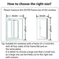 thumbnail image 6 of TOP-MAX Magnetic Window Screen Hands-Free Window Net for French/Sliding Doors Window Frame 12 Choice, 6 of 8