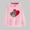 thumbnail image 2 of Fjofpr Valentine Clothes Women Womens Sweatshirts Crewneck Women's Print Winter Hoodie Pullover Tops Long Sleeved Comfortable Sweatshirt, 2 of 5