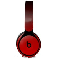 Skin Decal Wrap works with Original Beats Solo Pro Headphones Smooth Fades Red Black Skin Only BEATS NOT INCLUDED