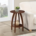 thumbnail image 2 of Convenience Concepts Aldrin End Table with Shelf in Espresso Wood Finish, 2 of 6