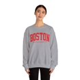 thumbnail image 4 of Boston Massachusetts Sweatshirt Gifts Crew Neck Shirt Long Sleeve Unisex, 4 of 7