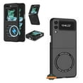thumbnail image 2 of For Samsung Galaxy Z Flip 7 Matte Magnetic Case Supports Fast Wireless Charging, Slim Hybrid TPU Rubber Shockproof Phone Case Cover by Xpression, Black, 2 of 10