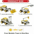 thumbnail image 5 of BESTSKY 2026 New Erector Set for Boys,4 Mini Metal Model Set for Kids,Engineering Metal Building Kit,Learning Construction Truck Building Toys for Boys Age 8-12 Diy Stem Educational Gifts(330Pcs), 5 of 7