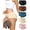 Black + Pink + Blue + Nude + Deep Brown, variant on Women's Camel Proof Seamless Underwear Camel Concealer Toe No Show Yoga Bikini Workout Panties S-XXL