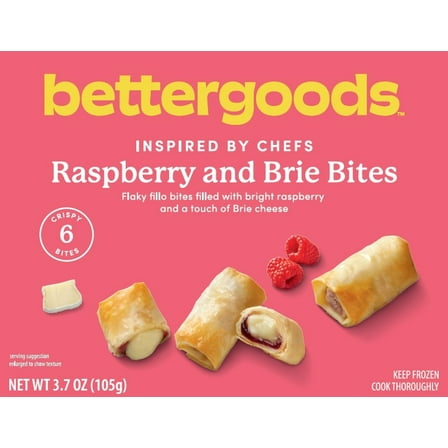 Better Goods Raspberry and Brie Bites, 6ct - 3.7 Ounces, Frozen