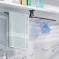 thumbnail image 3 of Toallero de baño, estante de almacenamiento de baño unipolar gris, 40 cm, 3 of 4