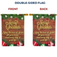 thumbnail image 6 of America Forever Merry Christmas House Flag 28 x 40 inch Double Sided Premium Outdoor Yard Decorations Religious Winter Holiday Rustic Farmhouse Party Christmas Jesus Flag, 6 of 7