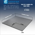 thumbnail image 3 of Confer Plastics Handi Spa Pad 32"x48" Connectable Hot Tub Mat, Gray, 6 Pack, 3 of 11