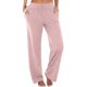 thumbnail image 1 of Pantalones boho palazzo de mujer, cintura alta, pierna ancha, estampado floral, estilo informal de verano con bolsillos, tallas S-XXL, 1 of 4