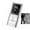 silver, variant on 8GBMini MP7 Music Player Digital LCD Screen Voice Recording FM Radio E-Book Recorder Player with Charging Cable and Headphone