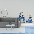 thumbnail image 2 of 3 Piece Set Wine Bottle Holder Rack Reindeer Sculpture Statue Iron Material for Kitchen Bar Living Room Decor, 2 of 8