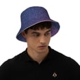 thumbnail image 5 of Vsdgher Violet Glitter Print Bucket Hat for Men&Women Bucket Hat Reversible Summer Double-Side-Wear Travel Gardening, Beach, Camping, Hiking, Fishing Cap, 5 of 5