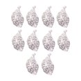 thumbnail image 3 of Colgantes de Hojas de Cristal BLESIY 10 Piezas Rhinestone Leaf Charms Pendant, 3 of 7