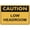 Warning Sign 1, variant on Caution Low Clearance Sign 8"x12", Aluminum Tin Warning Signs for Home Outdoor Garden, Weatherproof Hazard Sign for Garage