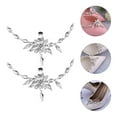 thumbnail image 2 of MasteelfCA 1 Pair European Bride Buckle Wedding Shoes Decoration Shiny Rhinestone Shoe Buckle, 2 of 7