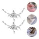 thumbnail image 2 of 1 pare europeo novia hebilla zapatos de boda decoración brillante rhinestone zapato hebilla, 2 of 6